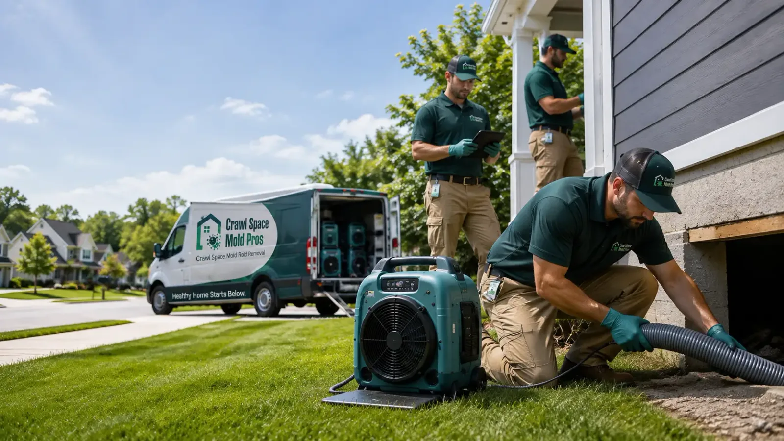 Crawl Space Mold Removal in Douglas, WY